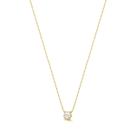 Colar de Ouro 18k com 10 pontos de Moissanite