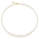 Colar de ouro 18k feminino perola rommanel 47cm 45cm 531735