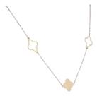 Colar de Ouro Trevinho Ouro 18k 750 45 Cm Com Redutor 40 Cm
