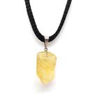 Colar De Pedra Citrino Natural Rolado Pedra Natural 2 cm Colar De Pedra Citrino Natural Rolado Pedra Natural 2 cm