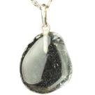 Colar de Pedra Cristal Rolada com Montagem em Prata 950 - Joia Natural Colar de Pedra Cristal Rolada com Montagem em Prata 950 - Joia Natural