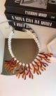 Colar De Pérola Coral do Caribe