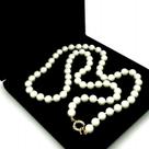 Colar De Pérolas 8mm 60cm Banho De Ouro 18k 4562