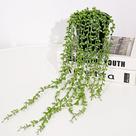 Colar de pérolas de plantas artificiais Jahe com vasos pretos 47-33cm Colar de pérolas de plantas artificiais Jahe com vasos pretos 47-33cm