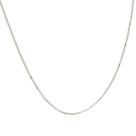 Colar de prata 925 feminino rommanel fino veneziana 42 cm 830090