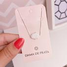 Colar de prata 925 madrepérola