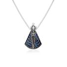 Colar de Prata 925 Nossa Senhora Aparecida Pequena