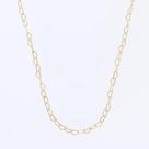 Colar de Prata Corações Entrelaçados Revestido com Ouro 18k 40cm