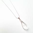 Colar de Prata Gota de Cristal Stardust