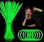 Colar de pulseira Glow Sticks YOFOBU Green Glow 50 quilates 20 cm