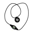 Colar de Silicone Power Balance Preto - Letras Brancas