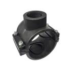 Colar de Tomada 100mm x 1 1/2" Irrigação Derivação Simples Roscada com 4 Parafusos Inclusos