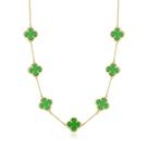 Colar de Trevos Folheado a Ouro 18k Colar de Trevos Folheado a Ouro 18k