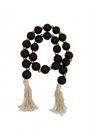 Colar Decorativo de Madeira 110cm Para Parede Sala Quarto Decoração Boho