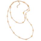 Colar Detalhes De Folhas Feminino Rommanel Banhado A Ouro 18k Lindo Elegante
