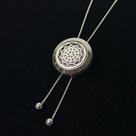 Colar Difusor Aromático Mandala Gravata desenho FLOR