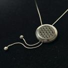 Colar Difusor Aromático Mandala Gravata desenho TRIÂNGULO