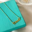 Colar Dinda banhado a ouro 18k