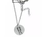 Colar Doctor Who Weeping Angel com pingente Body Vibe