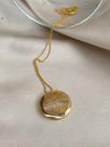 Colar dourado banhado a ouro com pingente árvore da vida Colar dourado banhado a ouro com pingente árvore da vida
