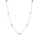 Colar Dourado Esferas 90cm Colar Dourado Esferas 90cm