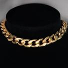 Colar Dourado Gargantilha Chocker Corrente I6598