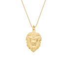 Colar Dourado Pingente Leão Colar Dourado Pingente Leão