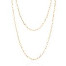 Colar Duplo Rommanel Banhado A Ouro 18k Formada Por Corações 531131 Colar Duplo Rommanel Banhado A Ouro 18k Formada Por Corações 531131