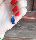 Colar e Pingente Gota Média de Zircônia e Prata 925 Ref. 1074 Colar e Pingente Gota Média de Zircônia e Prata 925 Ref. 1074