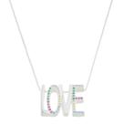 Colar e Pingente Prata 925 zirconia Cravejada com garantia Colar e Pingente Prata 925 zirconia Cravejada com garantia