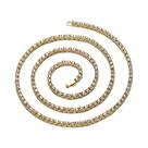 Colar E Pulseira De Corrente Tennis 4MM Iced out Para Homens E Mulheres, Joias De Moda Hip-Hop, 8-30
