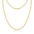 Colar Elo Português Em Ouro 18k Com 50cm