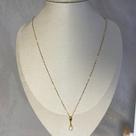 Colar Em Ouro Amarelo 18k Peso: 0,96gr