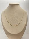 Colar Em Ouro Amarelo 18k Peso: 0,96gr
