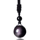 Colar eMeition Obsidian Rainbow Stone Pingente 14mm-20mm