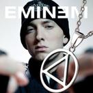 Colar Eminem Pingente Geométrico Triângulo Círculo Metal Prateado Corrente Masculina Rap Pop Colar Eminem Pingente Geométrico Triângulo Círculo Metal Prateado Corrente Masculina Rap Pop