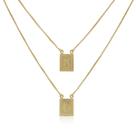 Colar Escapulário Nossa Senhora Aparecida Semi Joia Banhado Ouro 18k