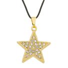Colar Estrela com Strass 20mm Moda - Sunshine Cristais