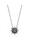 Colar estrela cravejada banhada a ródio negro Colar estrela cravejada banhada a ródio negro