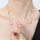 Colar Feminina Choker Aço Inoxidável Trevo Virgínia Madrepérola Antialergico Rosa Festa Presente Barbie Delicado Colar Feminina Choker Aço Inoxidável Trevo Virgínia Madrepérola Antialergico Rosa Festa Presente Barbie Delicado