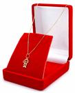 Colar Feminina De Ouro 18k Gargantilha Veneziana 50cm Pingente Menino