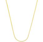 Colar Feminino 45cm De Ouro 18k Veneziana Elo Duplo