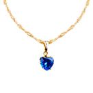 Colar Feminino Aço Inox Zirconia Coração presente moda delicado qualidade premium
