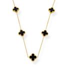 Colar Feminino Aço Inoxidável Inspiração Vg. Resinado Preto Colar Feminino Aço Inoxidável Inspiração Vg. Resinado Preto