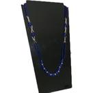 Colar Feminino Azul Brilhante