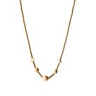 Colar Feminino Banhado a Ouro 18K Semijoia Tubinho Fosco e Pérolas 45 cm Ciela