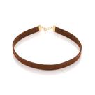 COLAR FEMININO BANHADO OURO 18K CHOKER material sintético 532590