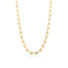 Colar Feminino Borboletas Pequenas Banhado a Ouro 18K