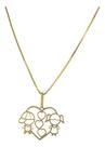 Colar Feminino Coração Menina E Menino Ouro 18k 750 50 Cm