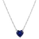 Colar Feminino Coração Zora Com Zircônia Aço Inox Presente